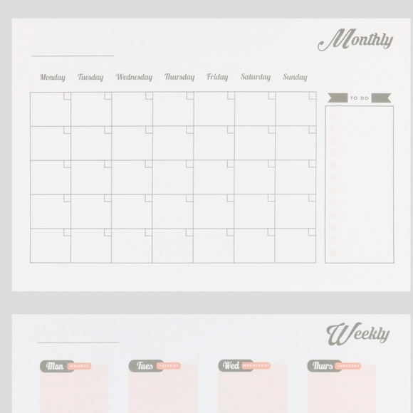 A4 STUDY ONE SEMESTER 2 PLANNERS(PINK&GREEN) - Picture 13 of 14